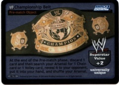 WWE Championship belt